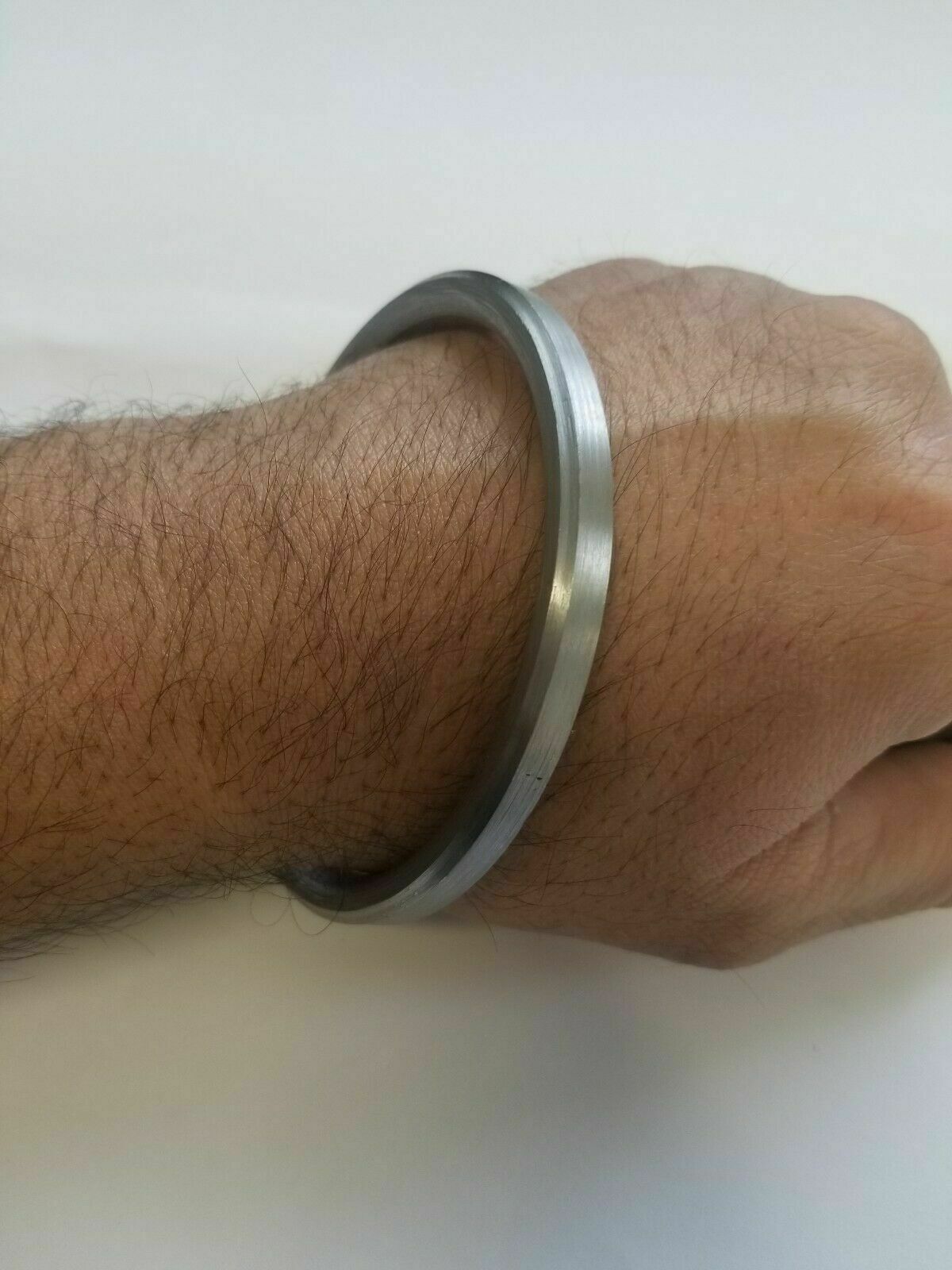 Sarbloh Pure Iron Flat Sikh Kara Kaur Kada Singh Khalsa Traditional 5Ks Bangle F4