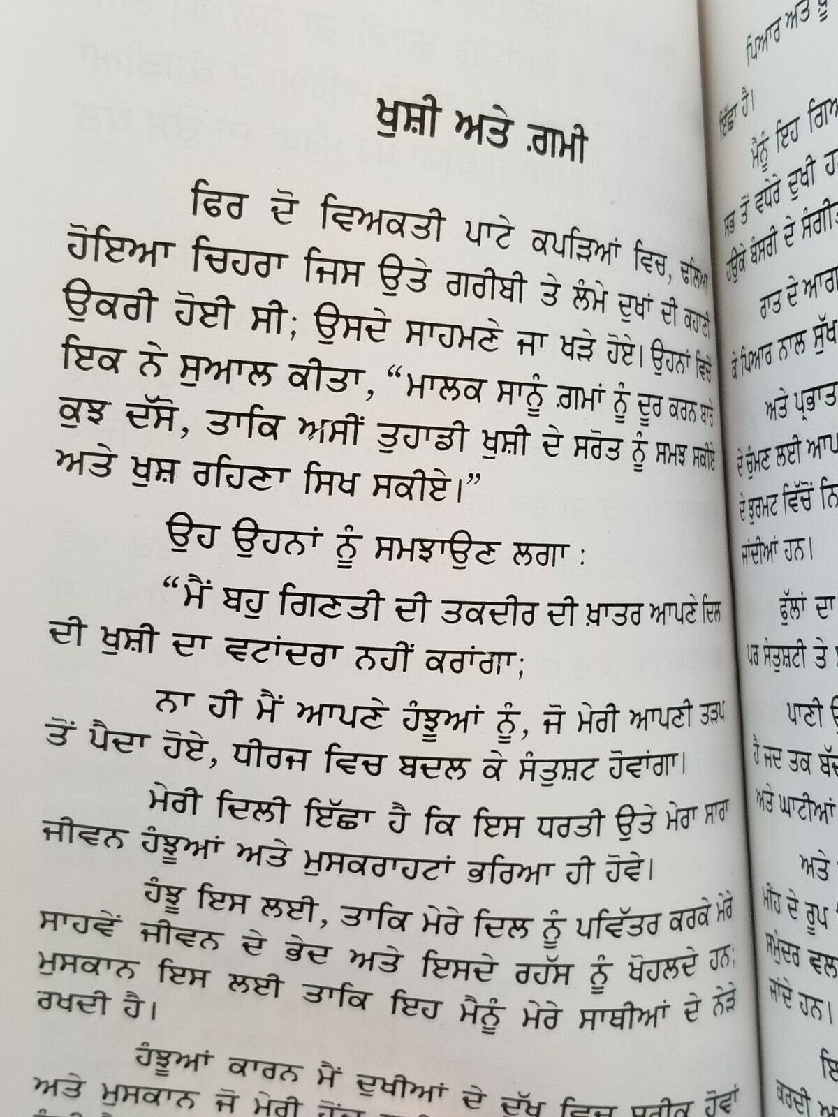 Zindgi de bhed secrets of the heart kahlil gibran punjabi reading prose book b42