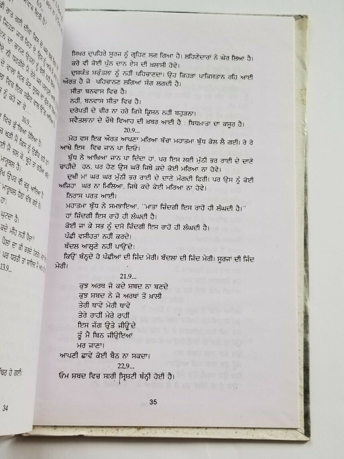 Teeli da Nishan Punjabi fiction novel by Dalip Kaur Tiwana Panjabi book b5 new