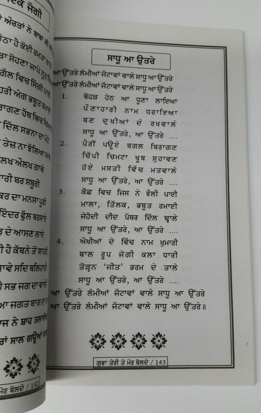 Gufa teri te mor bolday jeevan katha baba balak nath book gurmukhi punjabi md
