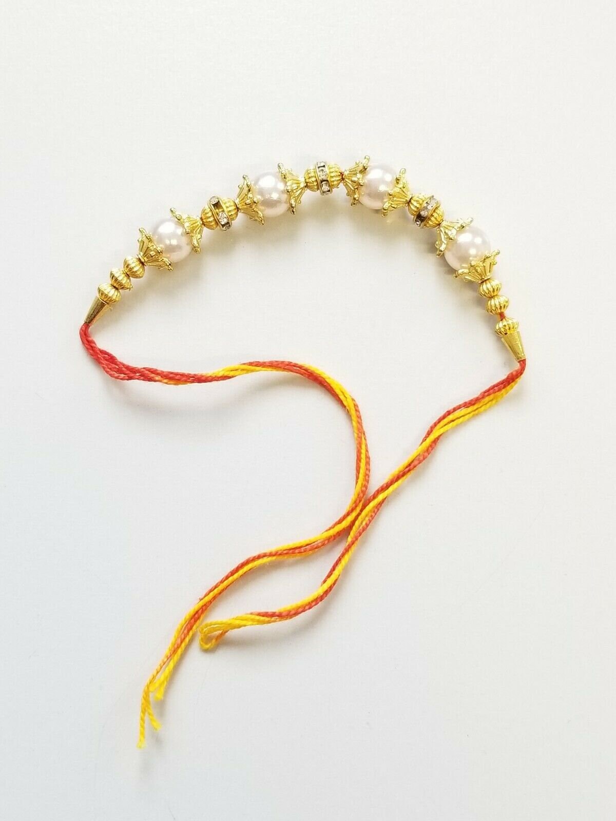 Lucky hindu red thread stunning evil eye protection bracelet talisman amulet fg1