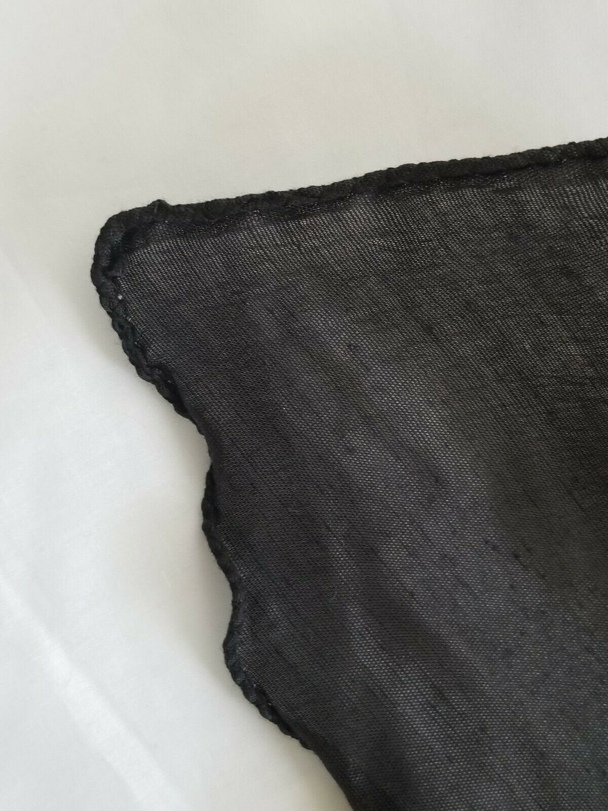 Black Cotton Rumal Sikh Temple Head Cover Bandana Wedding Prayer Funeral Wrap