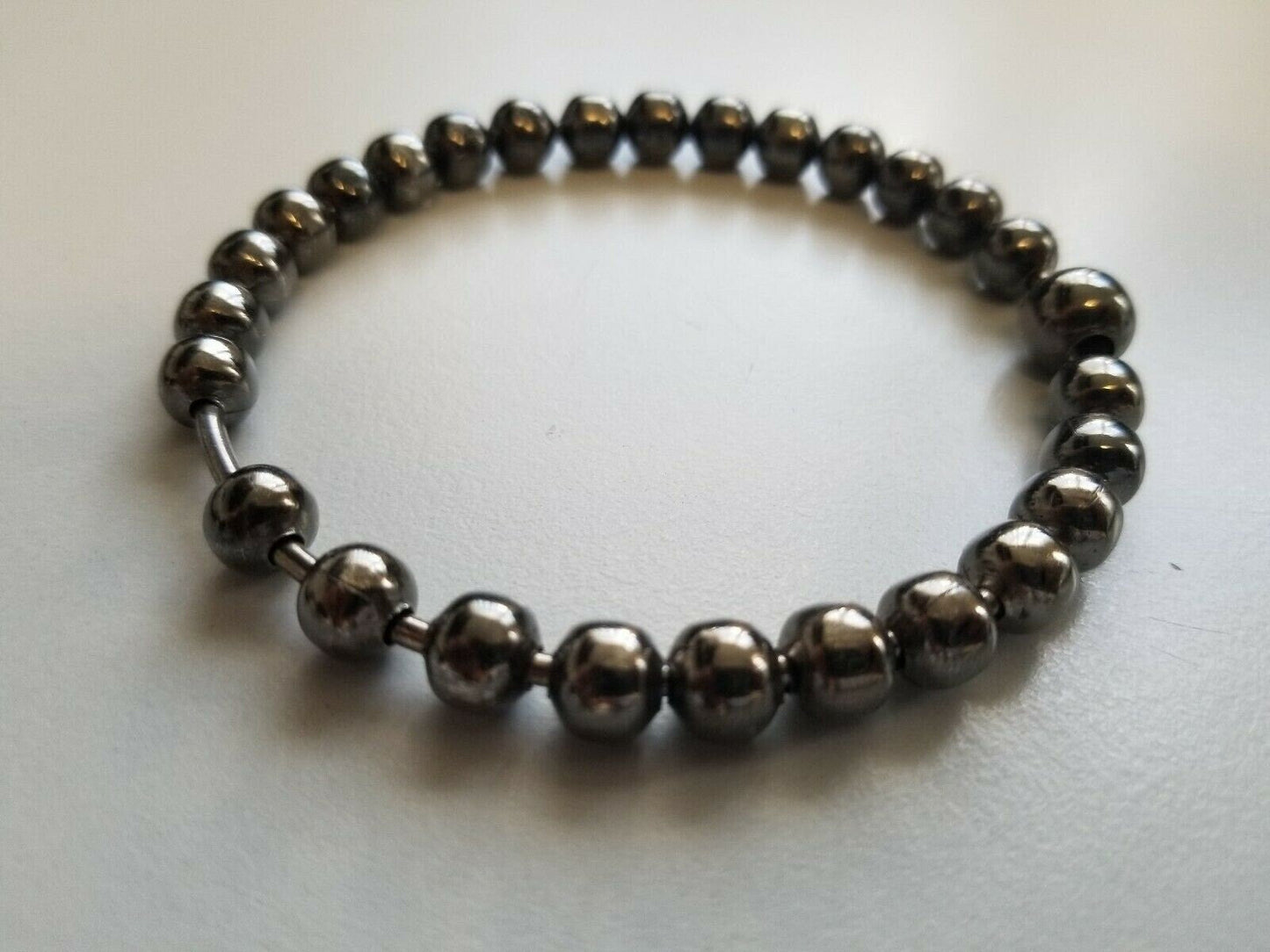 Meditation praying steel black beads hindu budh sikh singh kaur simarana kara j3