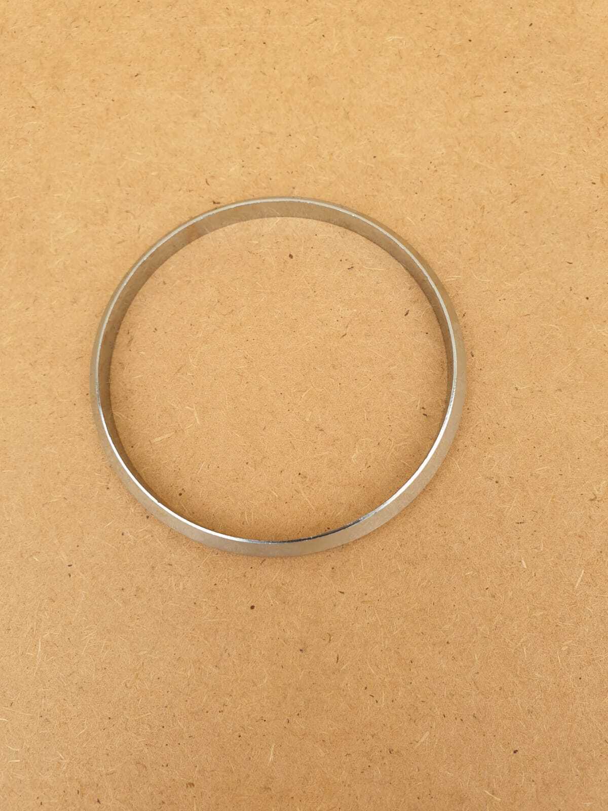 Sikh Khanda Kara Laser Engraved Silver Plated Kada Singh Khalsa Bangle New CC33