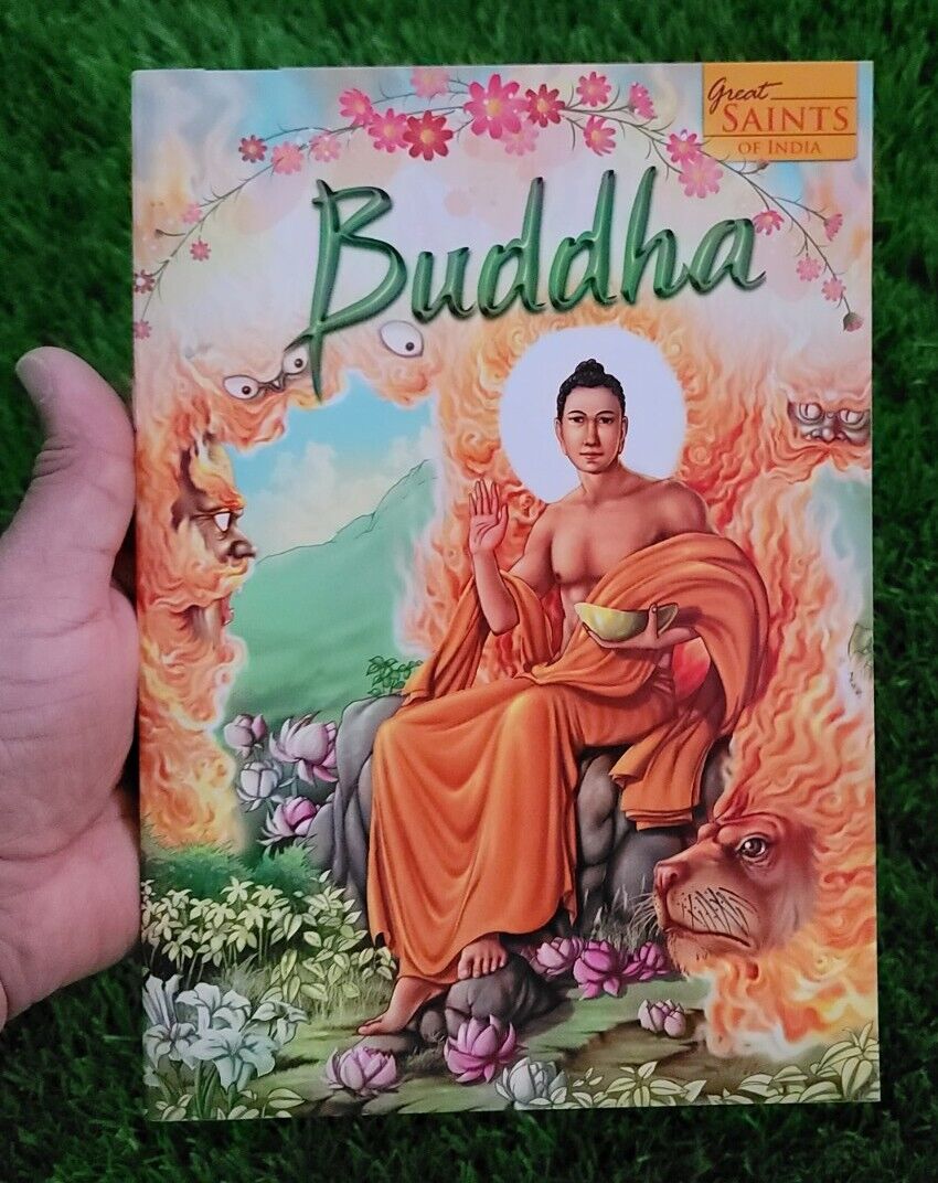 Buddha Great Saints of India Kids Story Book English Hindu Sikh Buddhism New MC