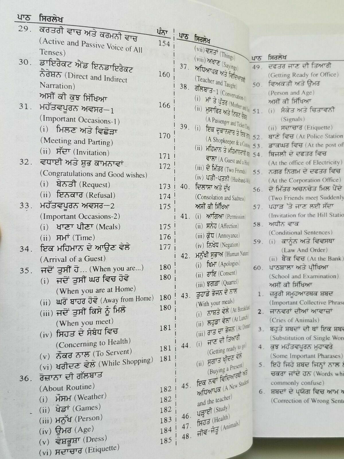 English speaking learning course punjabi to english in 60 days easy course B65