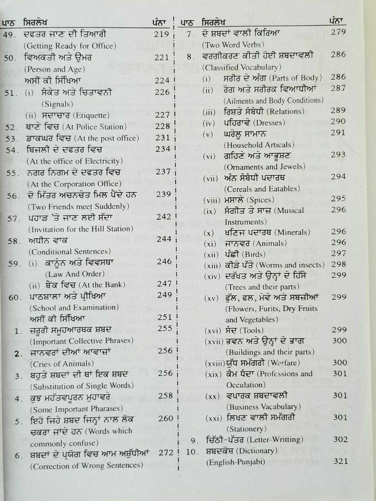 English speaking learning course punjabi to english in 60 days easy course B65