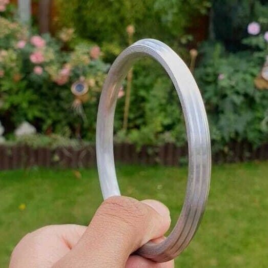 Sarbloh Iron Kara Five Lines Design Sikh Kada Singh Kaur Khalsa Bangle CC31 NEW