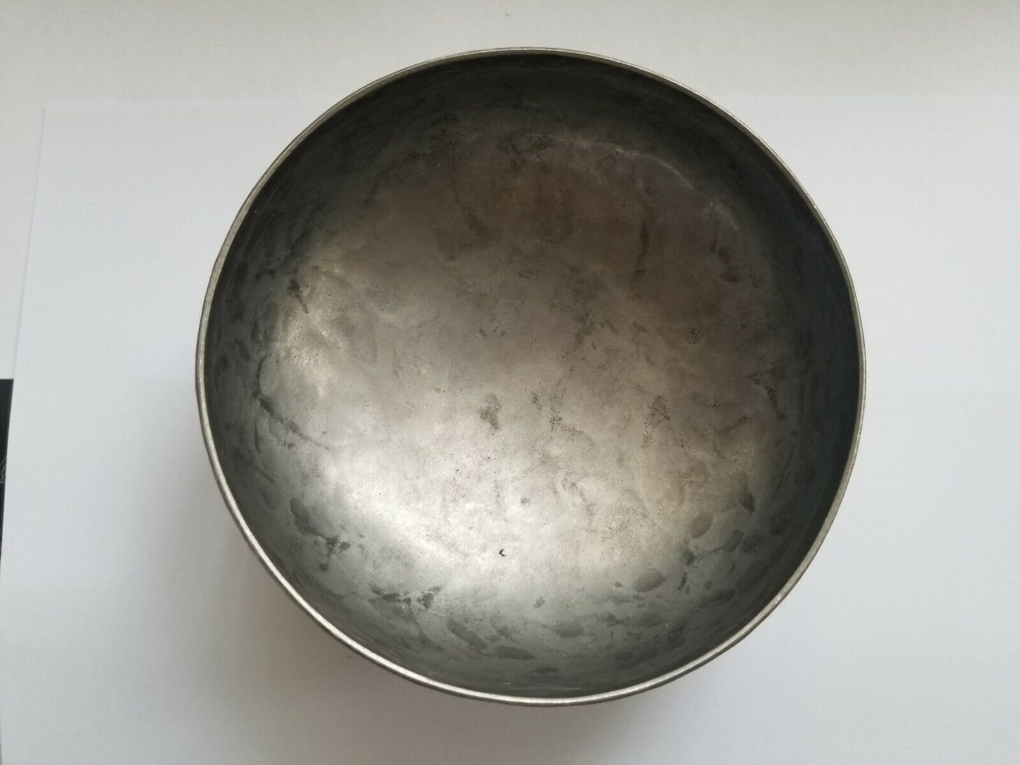 Khalsa sarbloh pure iron punjabi sikh singh kaur large bowl taksali kaula sk3