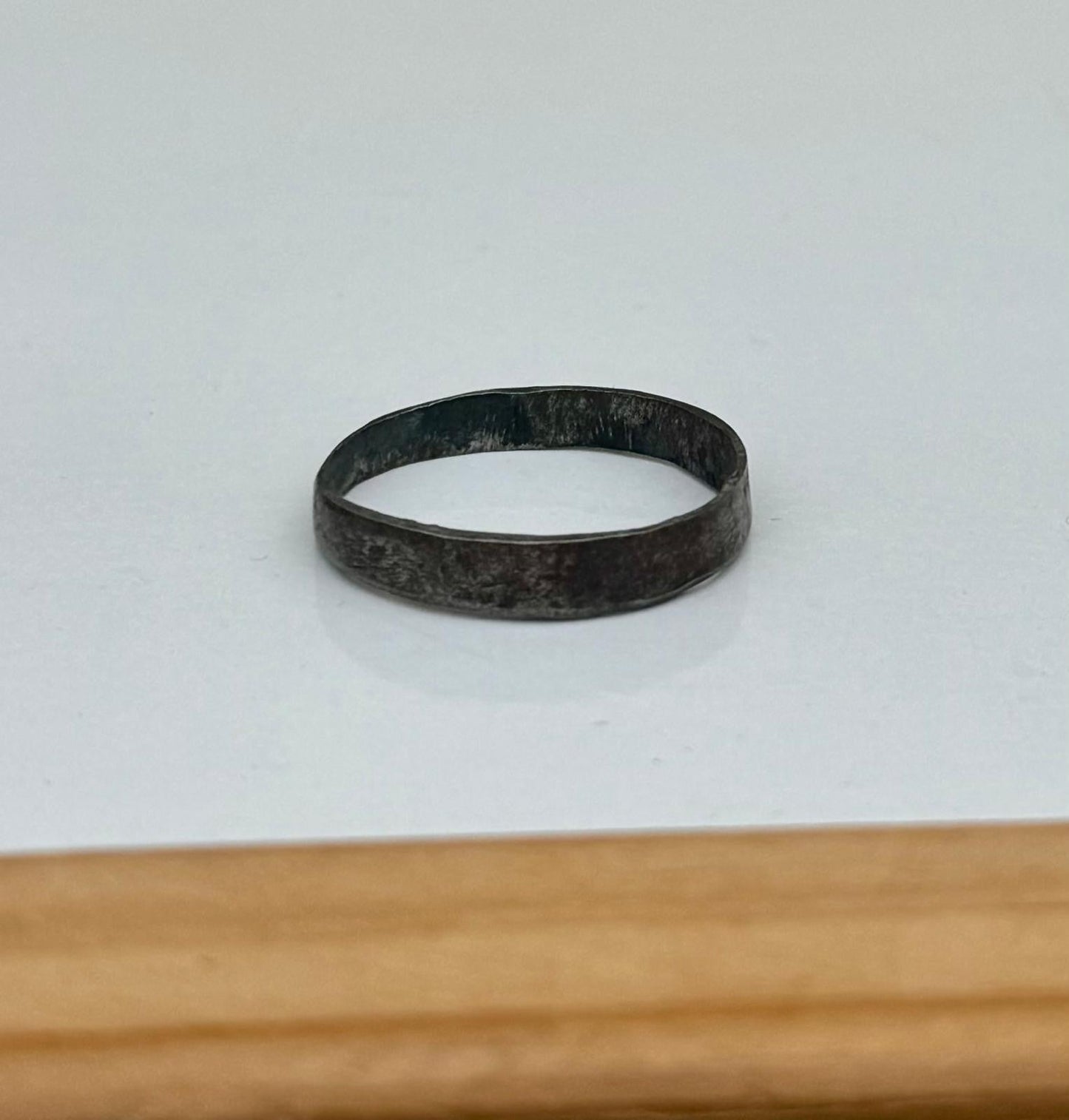 Pure Iron Ring Sarbloh Horseshoe Protection Luck Amulet Punjabi Hindu Sikh i31
