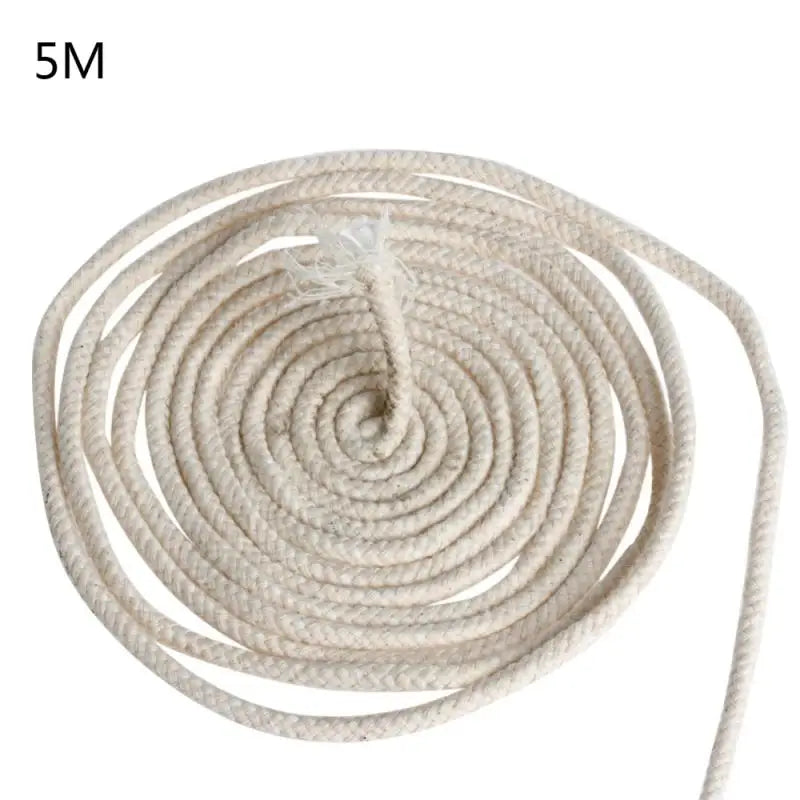 3/5/10m 2mm/3mm/4mm/5mm/6mm/8mm Round Cotton Alcohol Wick Oil Lamp Wicks Burner For Glass Oil Lamps Accessories