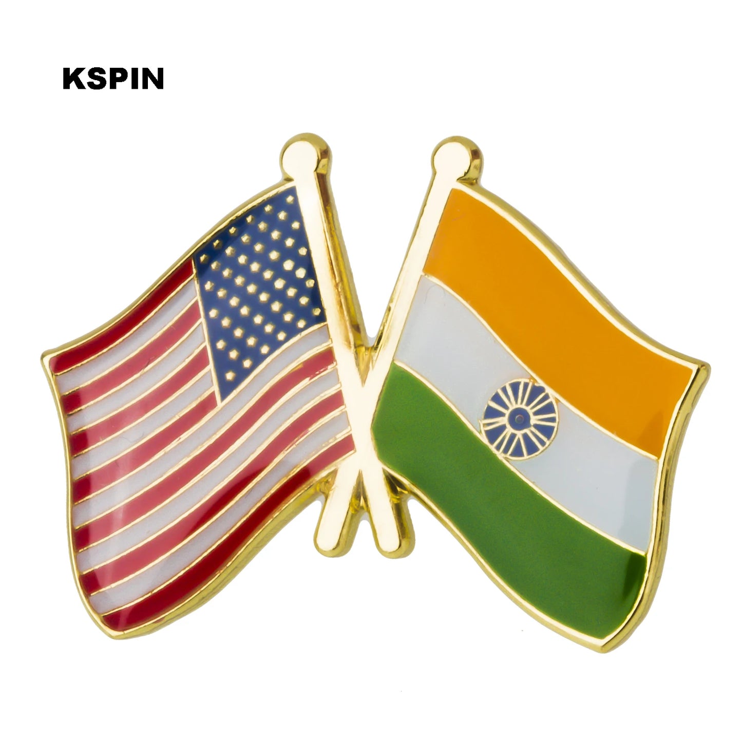 India Flag Laple Pin Badge Brooch