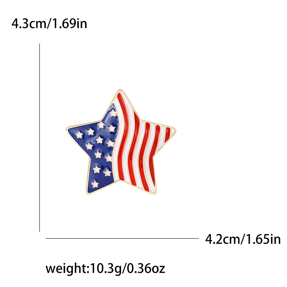 Enamel Statue of Liberty Brooches for Women Unisex Rhinestone American Flag Pins Banquet Party Backpack Gifts Jewelry Accessorie