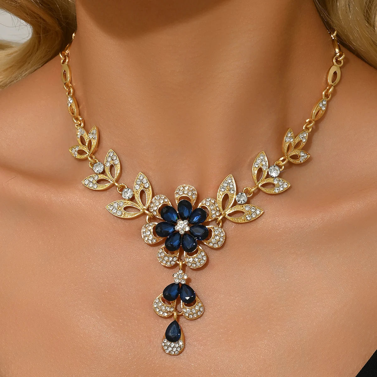 1PC Women's Fashion Flower Design Necklace Jewelry Suitable for Date, Party, Festival Gifts-2174
