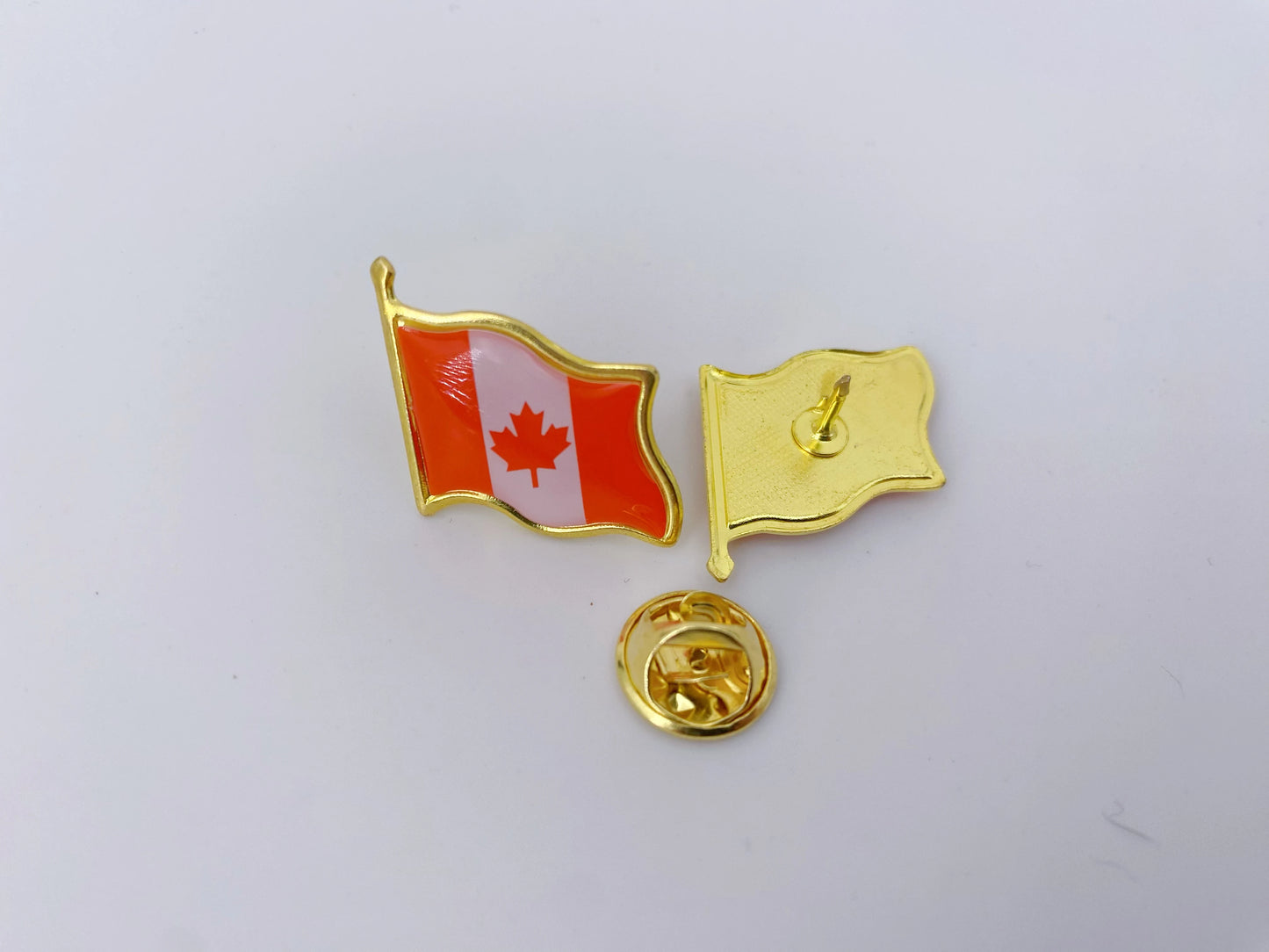 10/20/50/100pcs Canada Flag lapel Pins Canadian national brooches pin Decoration for Clothes and Bags