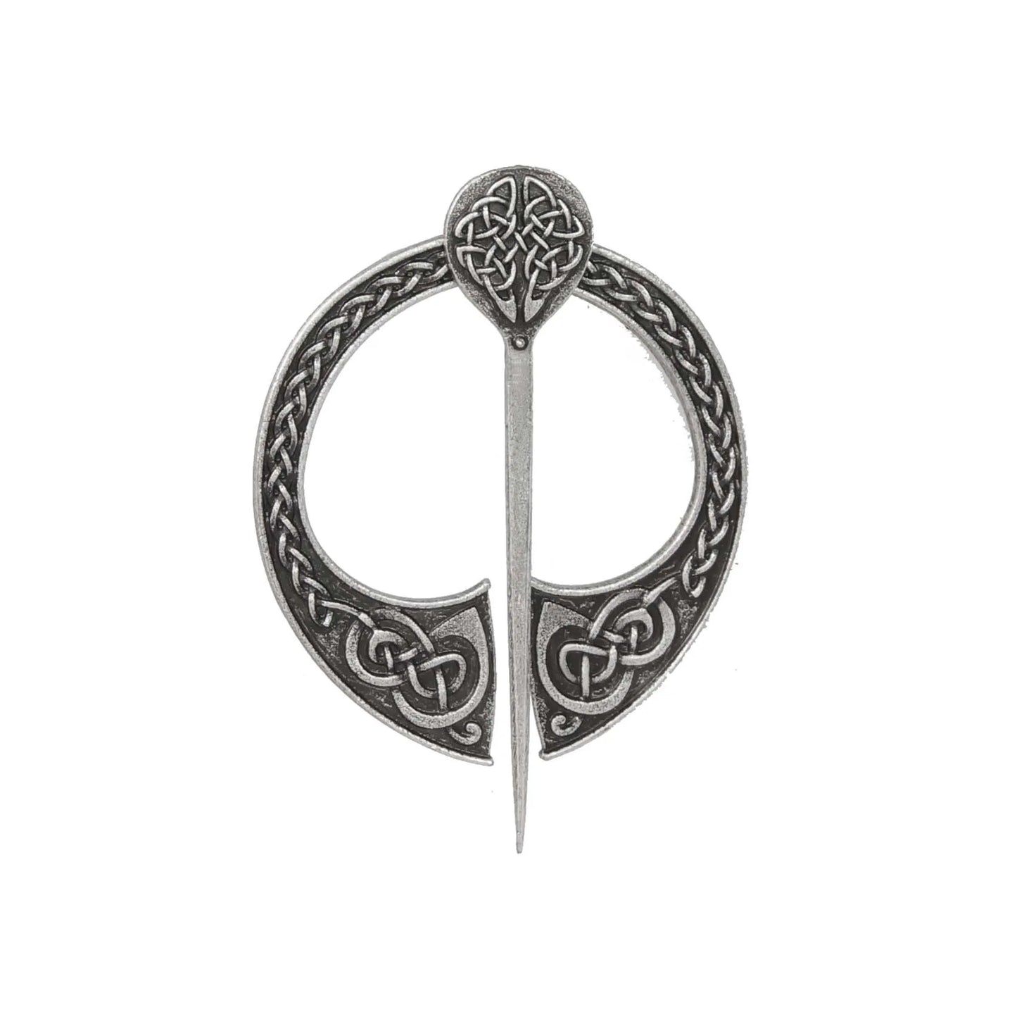 Medieval Clasp Pin Brooch Vintage Viking Celtic Scarf Shawl Penannular Brooch Cloak Pins Jewelry