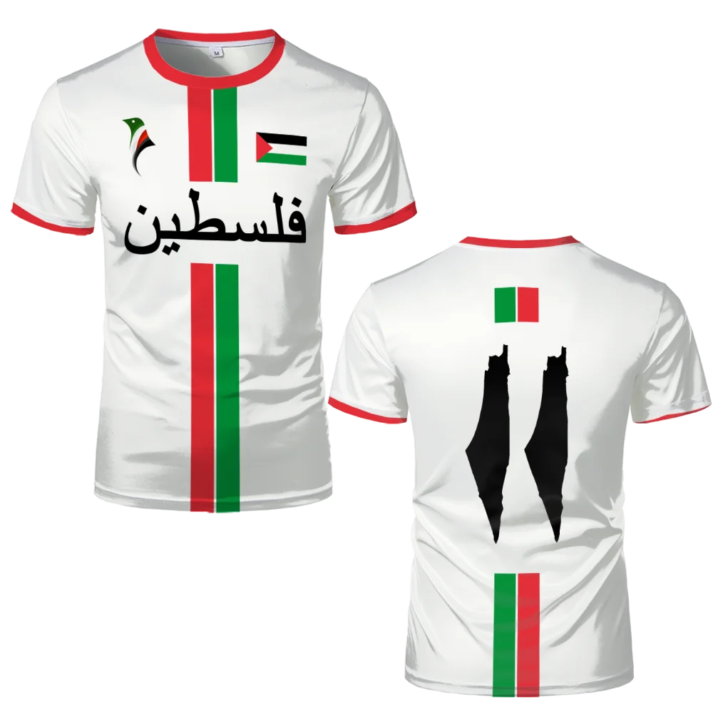 2025 New Palestine Football T-shirts Summer Men's And Women Palestinian Jersey Gaza Kid's Tees Gifts Wholesale Unisex T Shirt