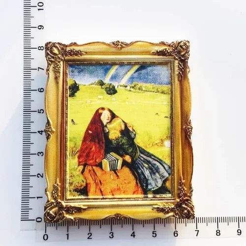 Van Gogh Picasso Oil Painting UV Photo Frame World Famous Paintings 3d Fridge Magnets Home Decoration Collection Gifts