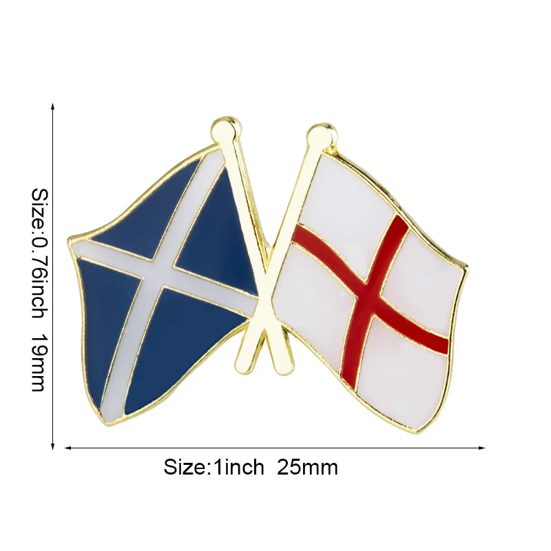 Scotland Flag Laple Pin Badge Brooch