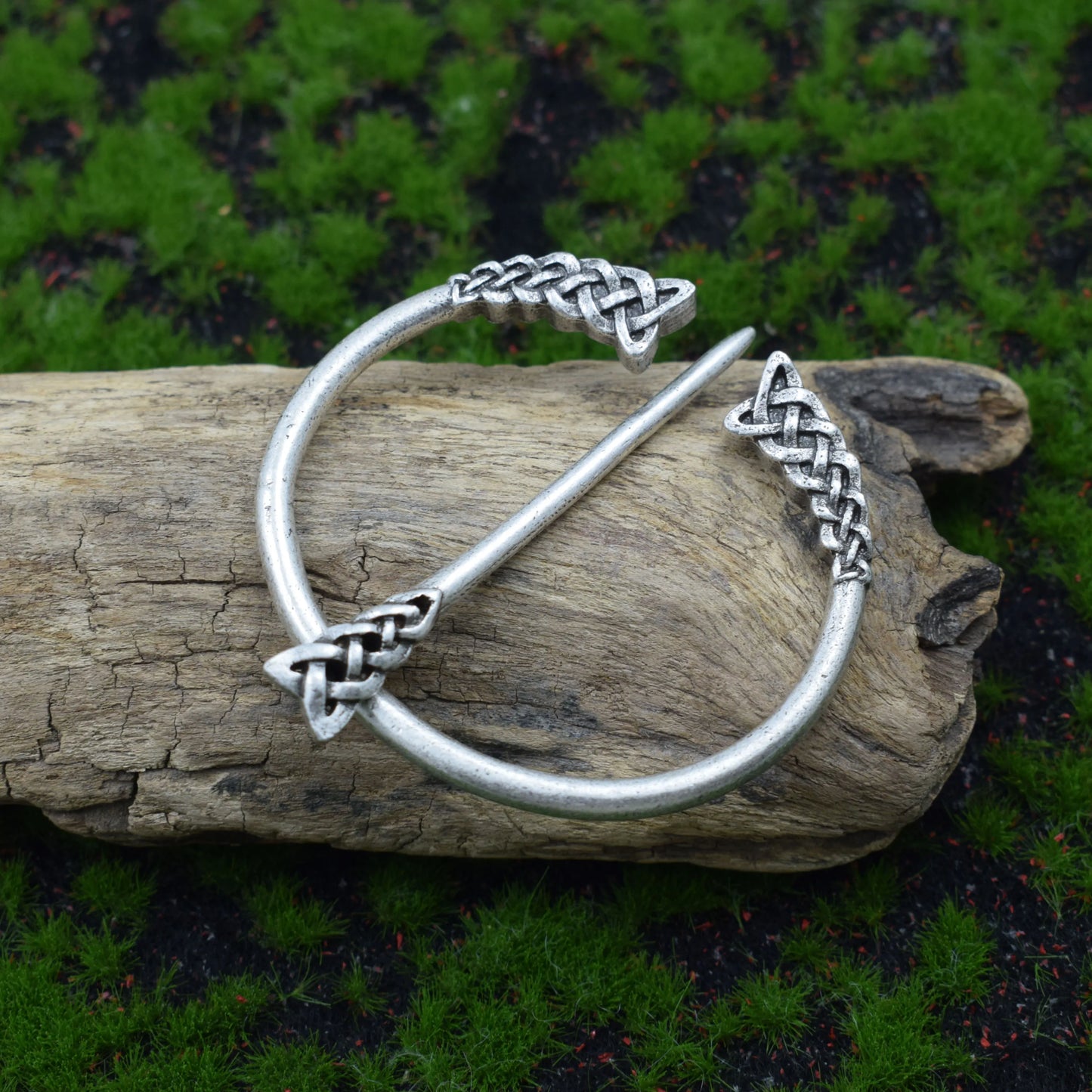 Medieval Clasp Pin Brooch Vintage Viking Celtic Scarf Shawl Penannular Brooch Cloak Pins Jewelry
