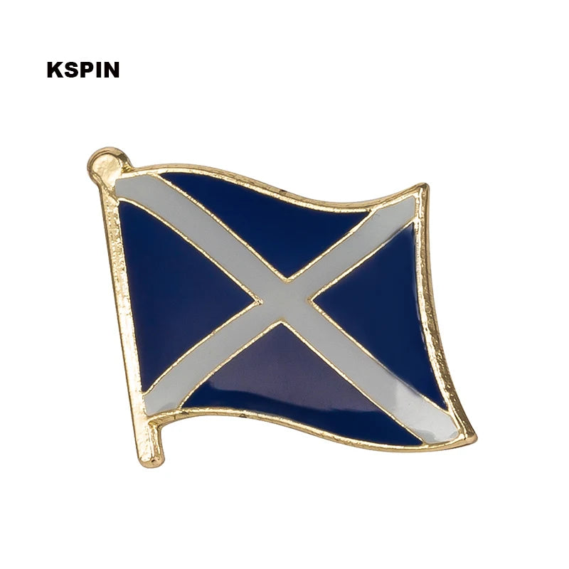 Scotland Flag Laple Pin Badge Brooch