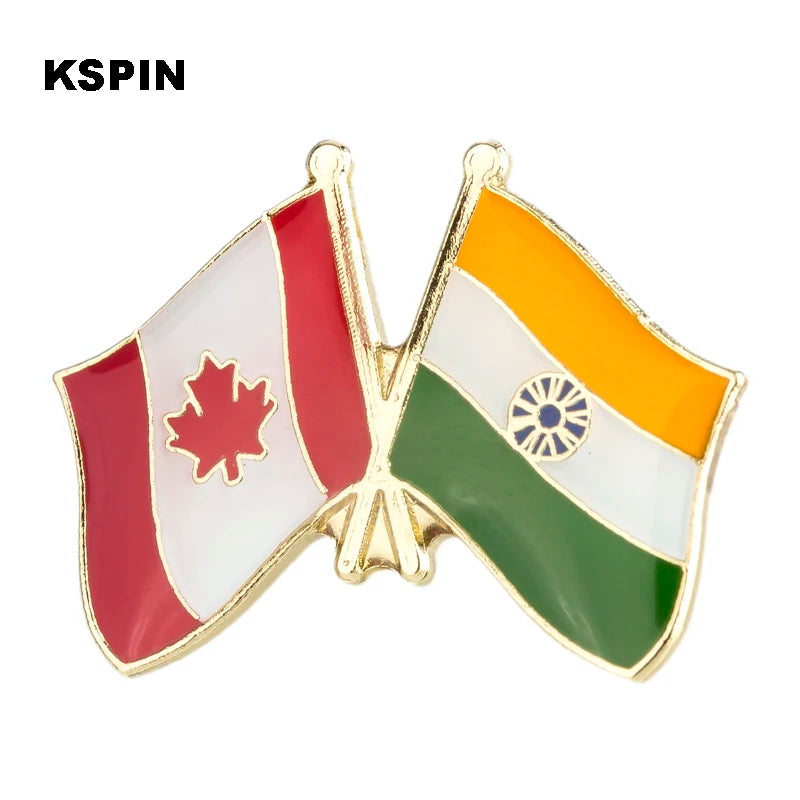 India Flag Laple Pin Badge Brooch