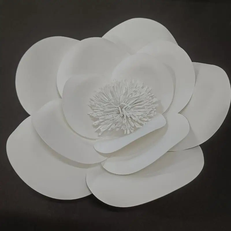 DIY Artificial Giant Paper Flowers For Wedding Backdrops Party Decoration Happy Birthday Table Dessert Crafts Floral Wall Decor