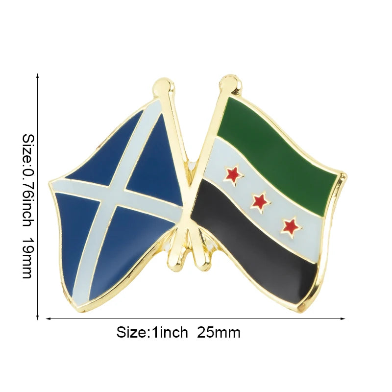 Scotland Flag Laple Pin Badge Brooch