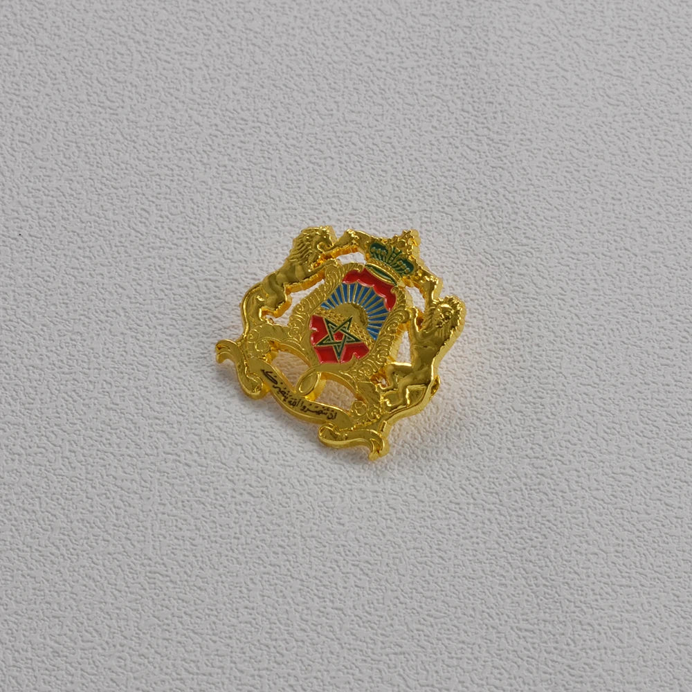 Anniyo (1Piece)Canada Morocco Brooch for Women Men Girls Moroccan Maroc Brooches Jewelry #000167