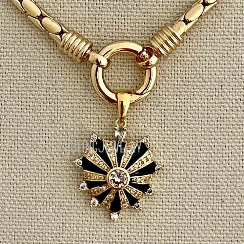 10pcs Stainless Steel Snake Chain Choker Heart Charm Pendant Spring Lock Clasp Statement Necklace Women Halloween Y2k Jewelry