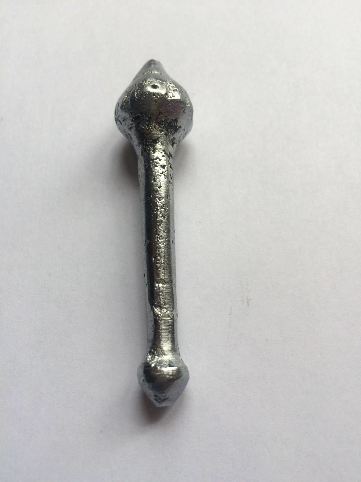 Stainless Steel Punjabi Sikh Singh Dumala Shastars Solid Gada or Gurj Armour D11