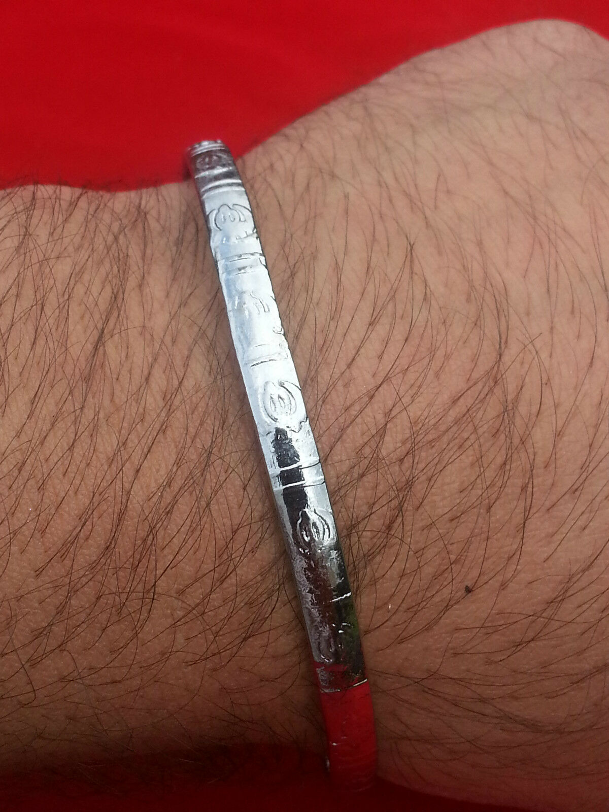 Iron Sikh Kara Chrome Plated KHANDA legends Singh Bangle Khalsa Kada Bracelet