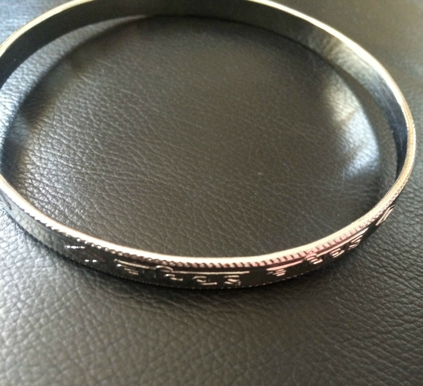 Chrome Plated Steel Punjab Sikh Singh Khalsa Hajoor Sahin or Waheguru Kara OS110