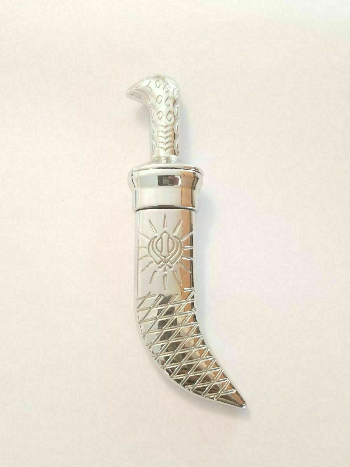 Stunning Stainless Steel Ceremonial SIKH Kaur Singh Siri Sahib Taksali design Y2