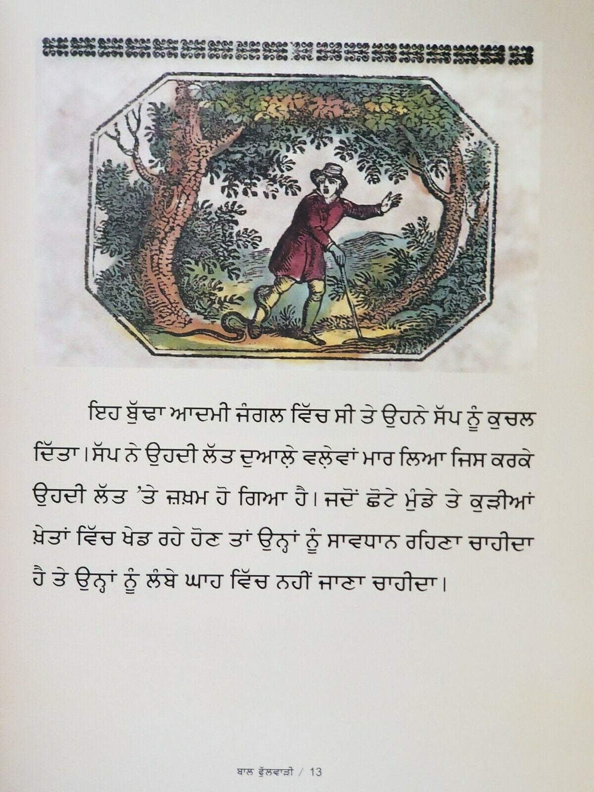 Bal phulwari punjabi reading kids story book kids nursery stories panjabi ba10