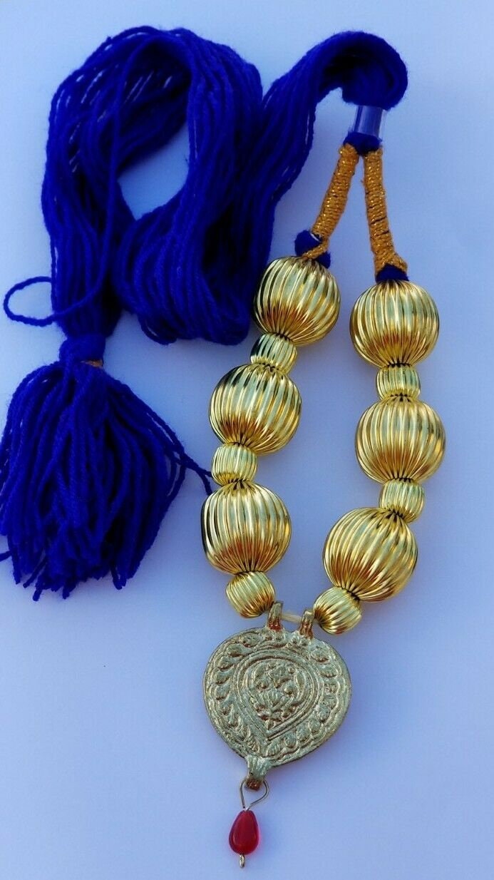 Punjabi kaintha folk cultural bhangra gidha pendant cultural patiala necklace nh