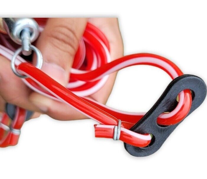 Strong skipping rope with spring wood handle fitness speed home workout gym me