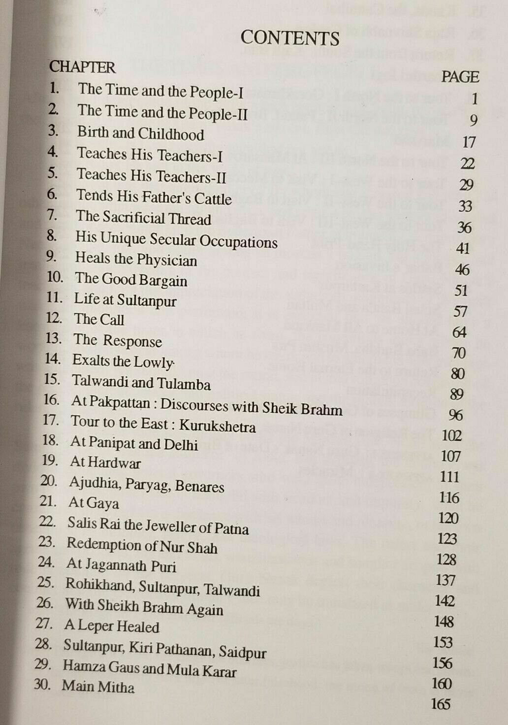 Guru nanak dev life and teachings by prof kartar singh sikh book in english b53