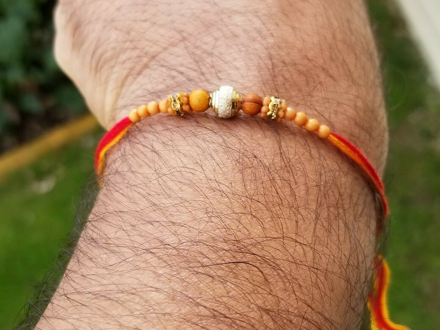 Hindu red thread evil eye protection stunning bracelet luck talisman amulet ll16