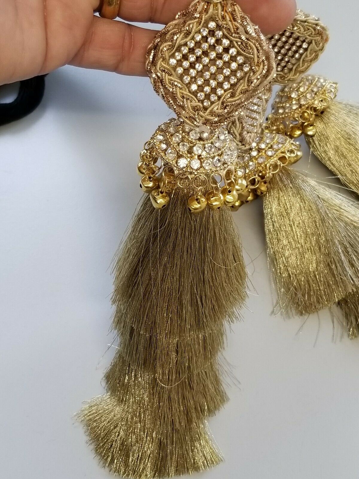 Indian punjabi pranda mehndi jagoo charms bridal patiala paranda hair braid a28