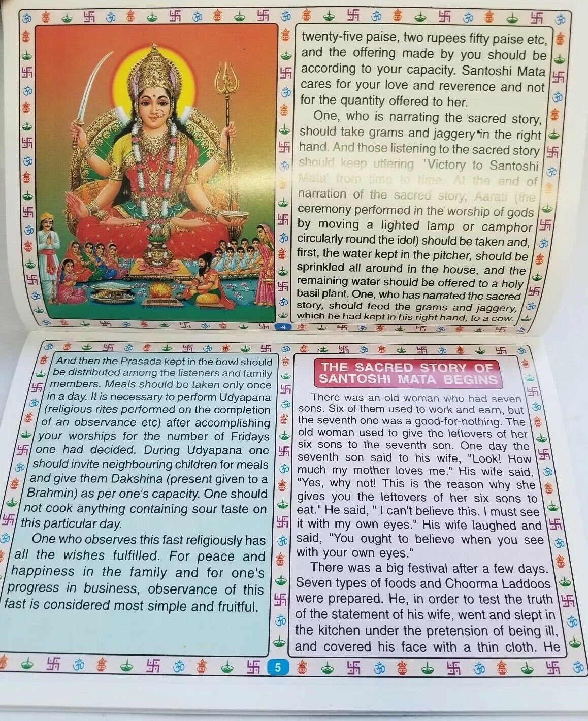 Shukarvar vrata katha aarti yantara evil eye protection good luck book english a