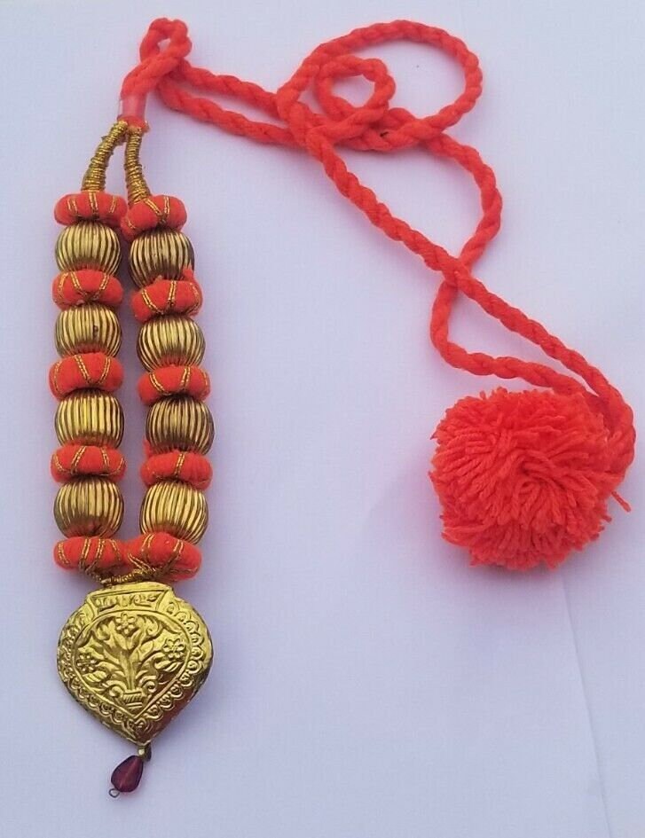 Punjabi kaintha folk cultural bhangra gidha pendant cultural patiala necklace nl