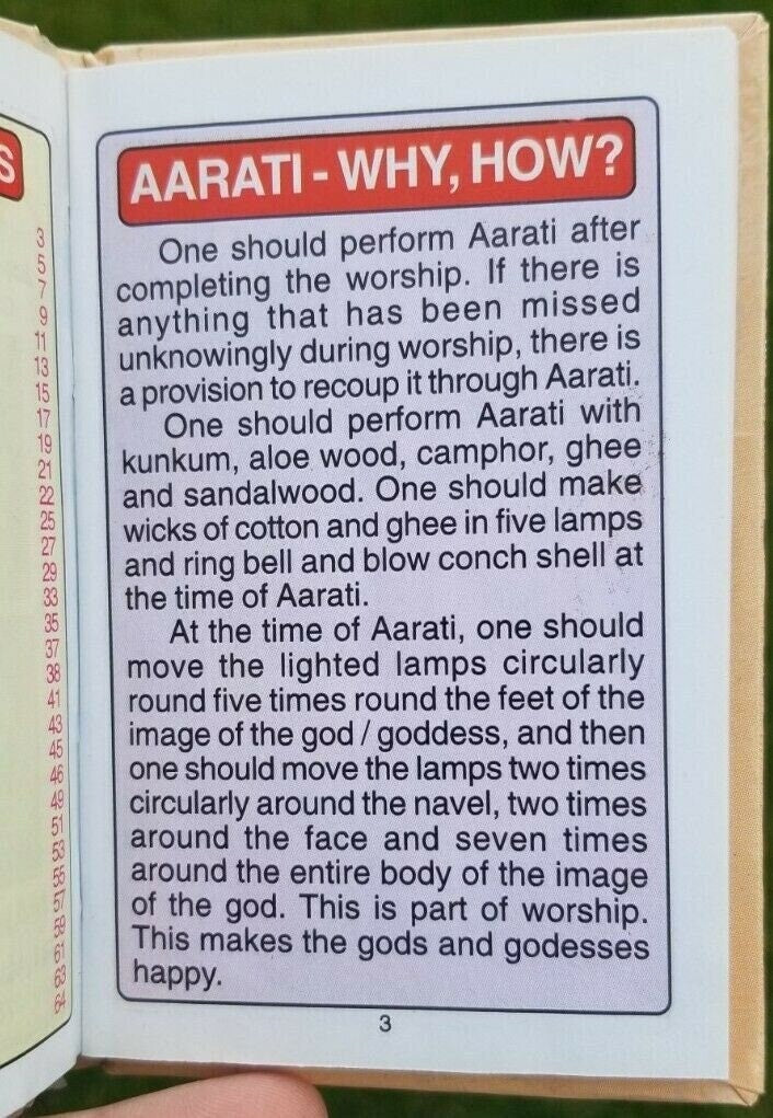 Hindu aarti sangrah collection of aartis in roman transliteration english mh