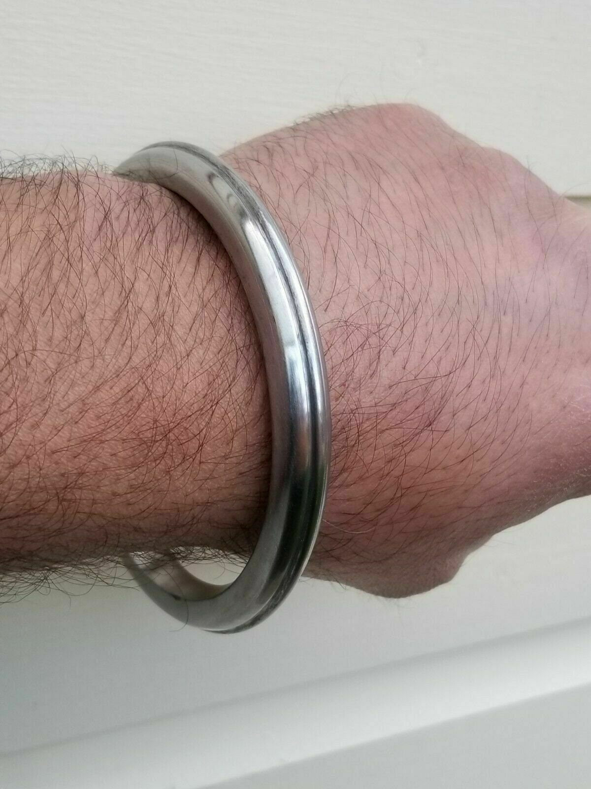 Sarbloh smooth kara round edge sikh singh kaur punjabi khalsa kada bangle i1