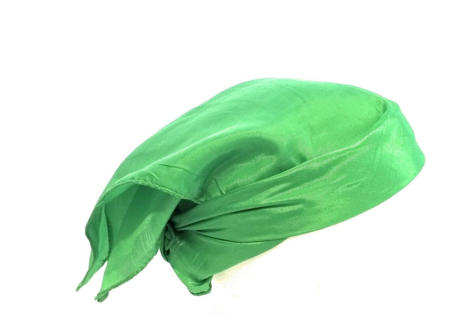 Sikh hindu kaur singh green plain bandana head wrap gear wedding marriage rumal
