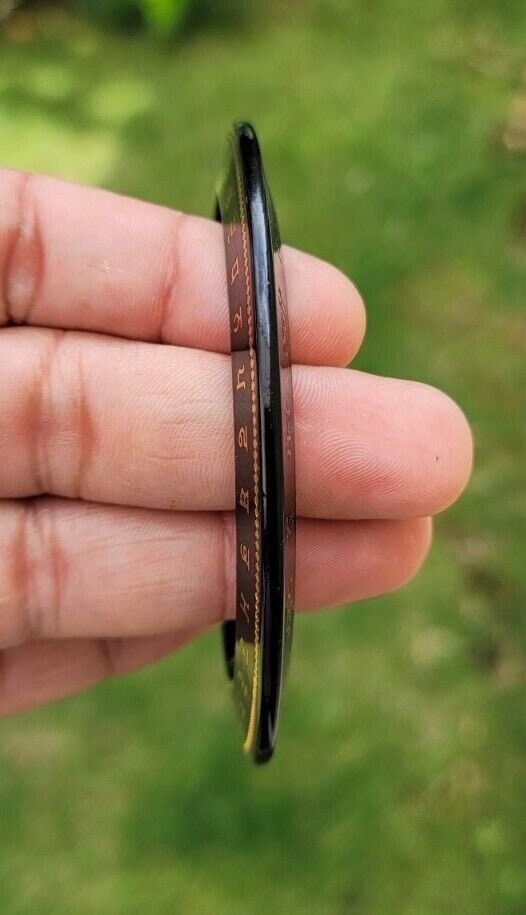 Sant bhindranwale kara gurmukhi kada black gold colour sikh singh bangle e11