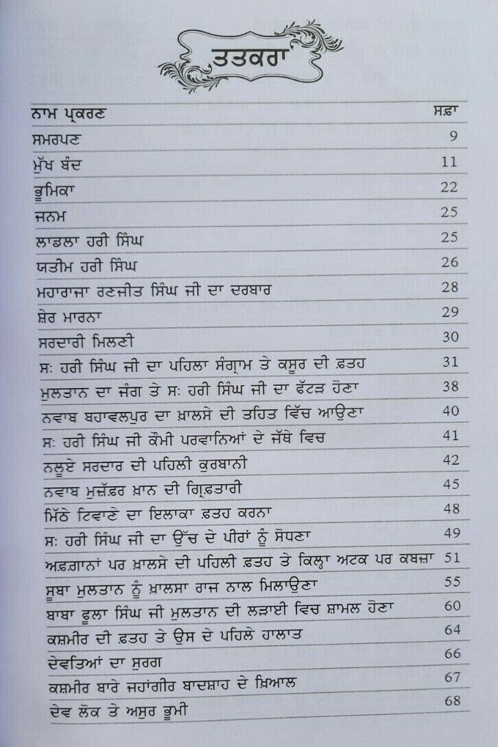 Hari singh nalua life sikh book baba prem singh hoti mardaan punjabi gurmukhi mc