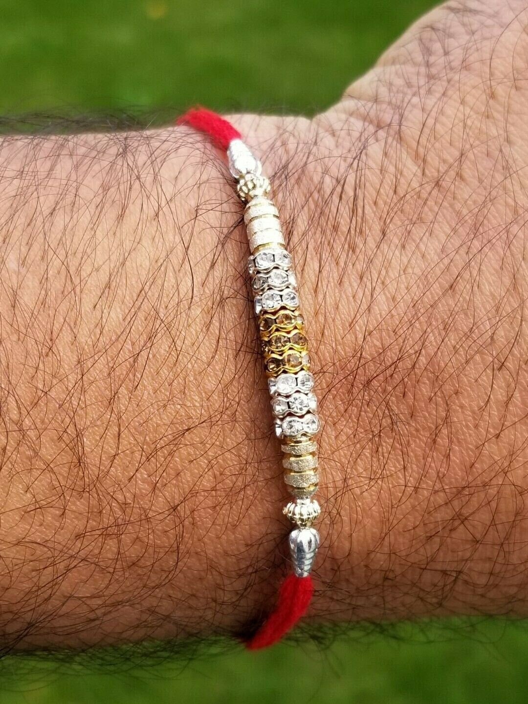 Hindu red thread evil eye protection stunning bracelet luck talisman amulet ll14