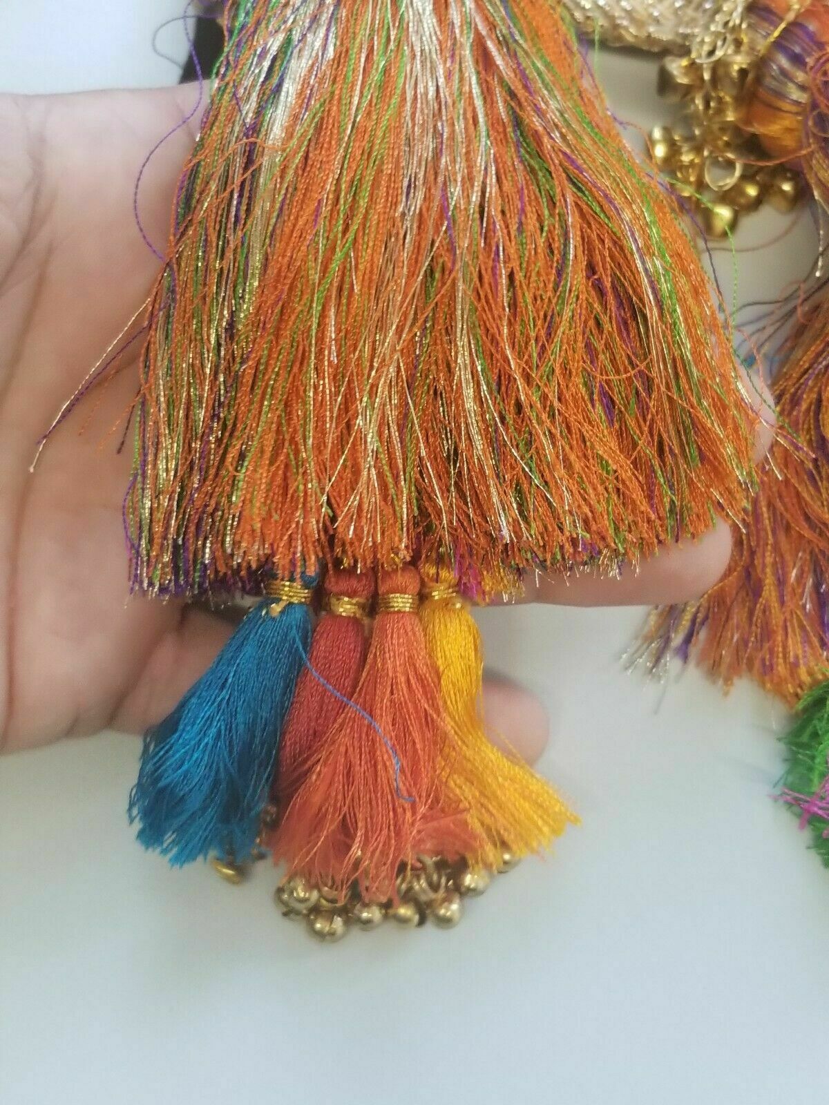 Indian Punjabi Pranda Mehndi Jagoo Charms Bridal Patiala Paranda Hair Braid A20