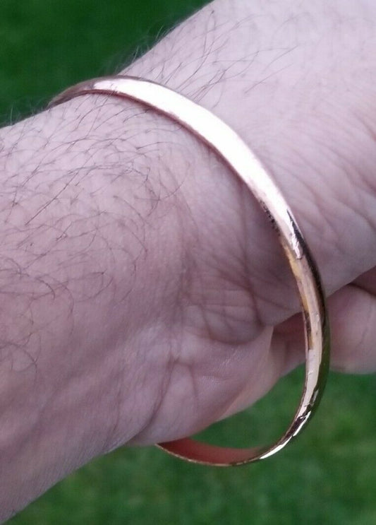 Pure Copper Kara Smooth Punjabi Hindu Sikh Singh Kaur Khalsa Healing Bangle CC8